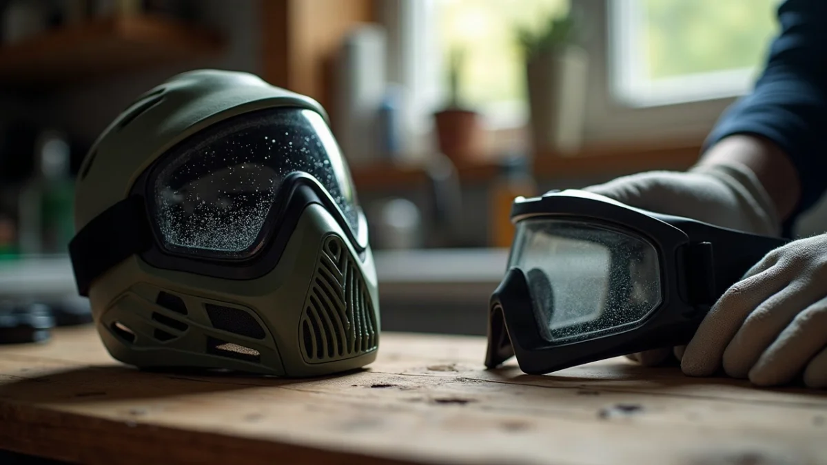 Parująca maska paintball: co zrobić najpierw